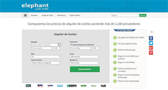 Desktop Screenshot of es.elephantcarhire.net
