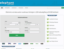 Tablet Screenshot of fi.elephantcarhire.net