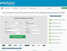 Tablet Screenshot of fr.elephantcarhire.net