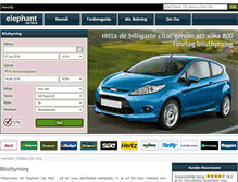 Tablet Screenshot of elephantcarhire.se