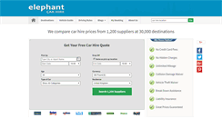 Desktop Screenshot of elephantcarhire.net