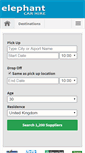 Mobile Screenshot of elephantcarhire.net
